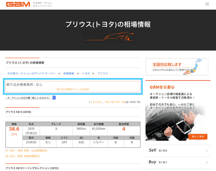 GBM相場情報の使い方③