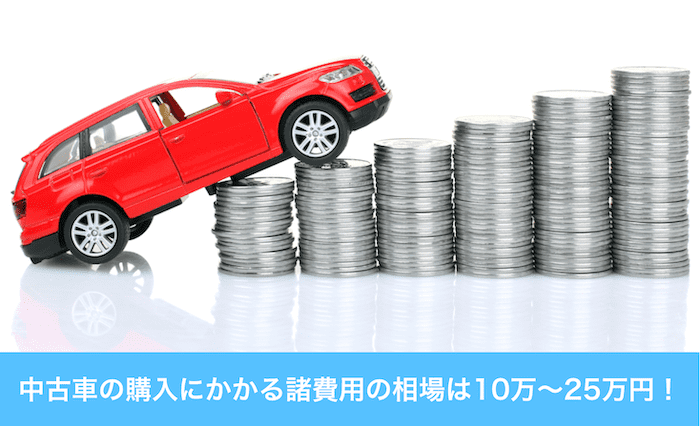 中古車諸費用の相場