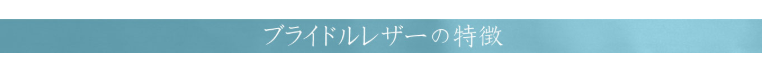 ブライドルレザーの特徴