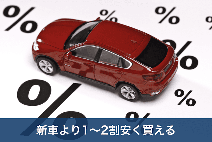 未使用車のメリット①