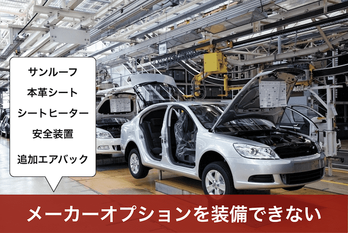 未使用車のデメリット①