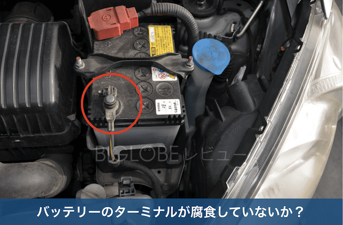 バッテリーのターミナル