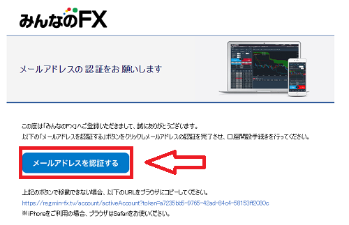 みんなのFXの口座開設