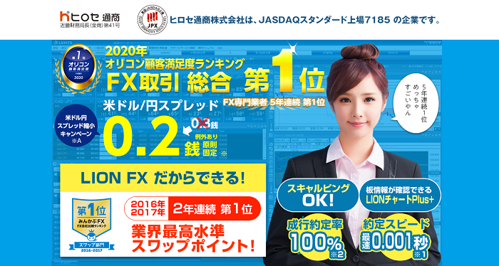 ヒロセ通商(LION FX)
