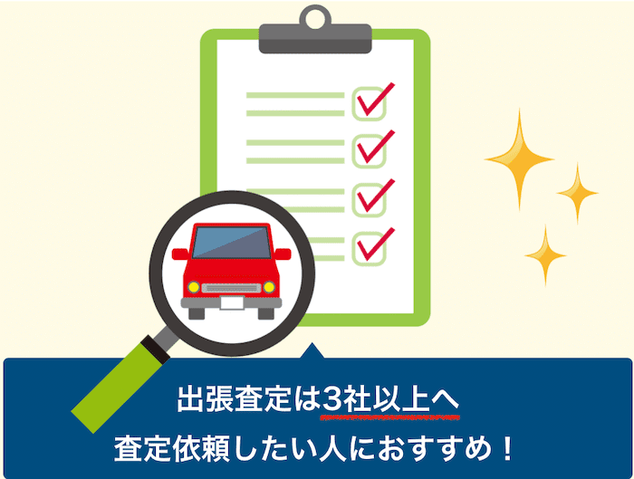 出張査定をおすすめする人