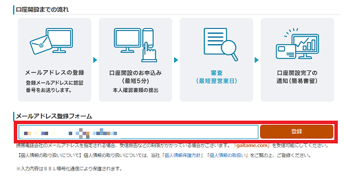 外為どっとコムの口座開設