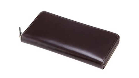 CYPRIS(キプリス)のCordovan & Limpid Calfラウンドファスナー長財布