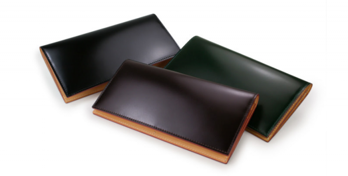 GANZO(ガンゾ)のCORDOVAN(コードバン)ファスナー小銭入れ付き長財布