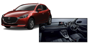 mazda2の車両本体とディーラーオプション