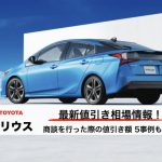 プリウスの値引き相場