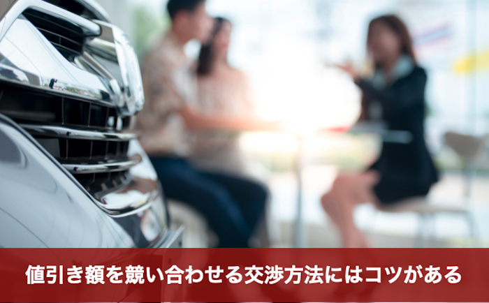 値引き交渉をする男女