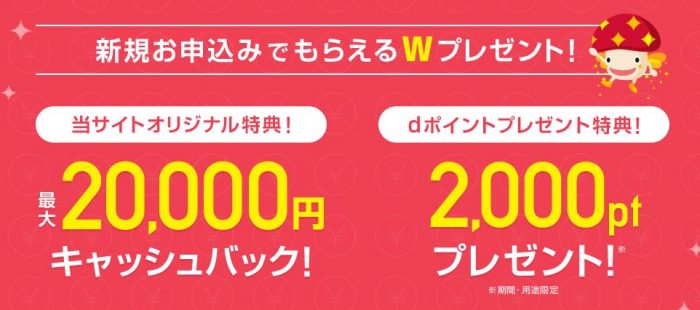 ドコモ光の代理店ネットナビのサイト